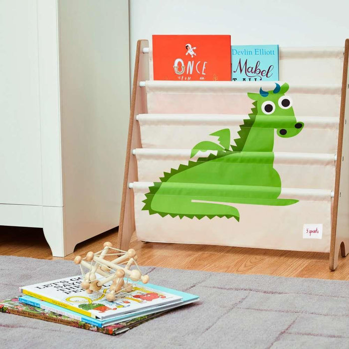 3 Sprouts Dragon Fabric Bookshelf