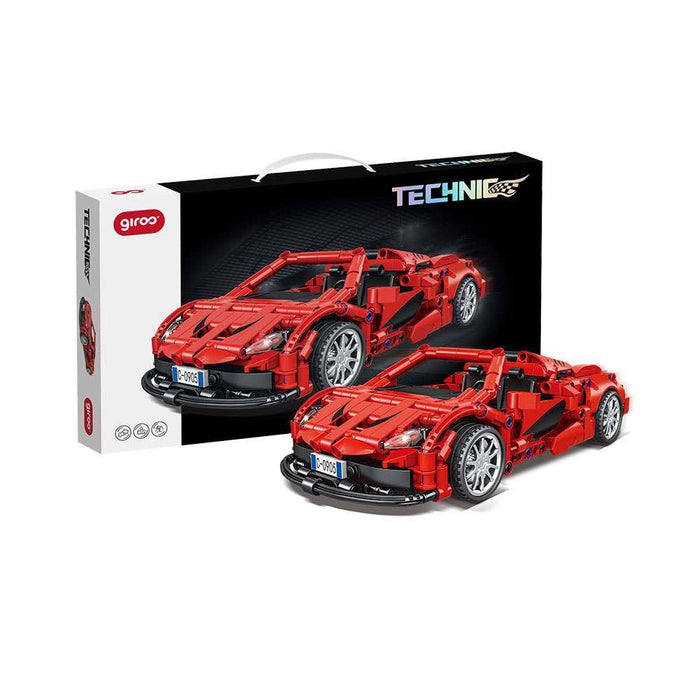 Technic Construção Carro de Corrida Vermelho 441 Peças