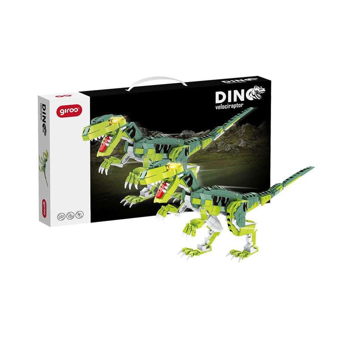 Dino Construção Velociraptor 535 Peças