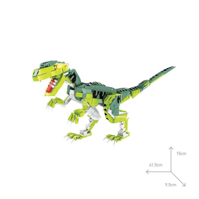 Dino Construção Velociraptor 535 Peças