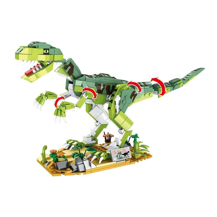 Dino Construção Velociraptor 535 Peças