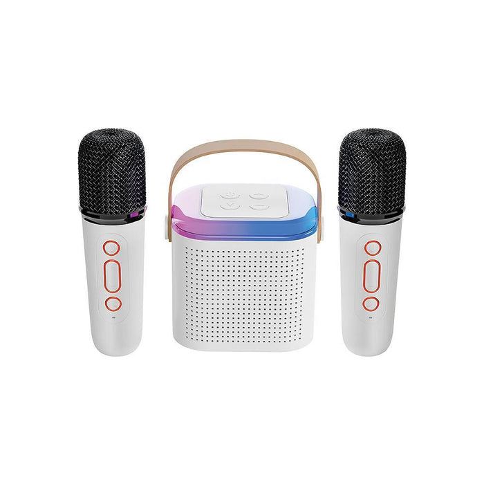 Karaoke Coluna Wireless e 2 Microfones