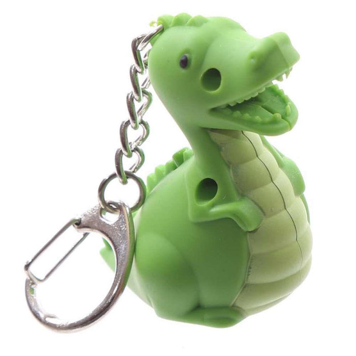 Puckatoy Dinosaur Keychain with Light and Sound