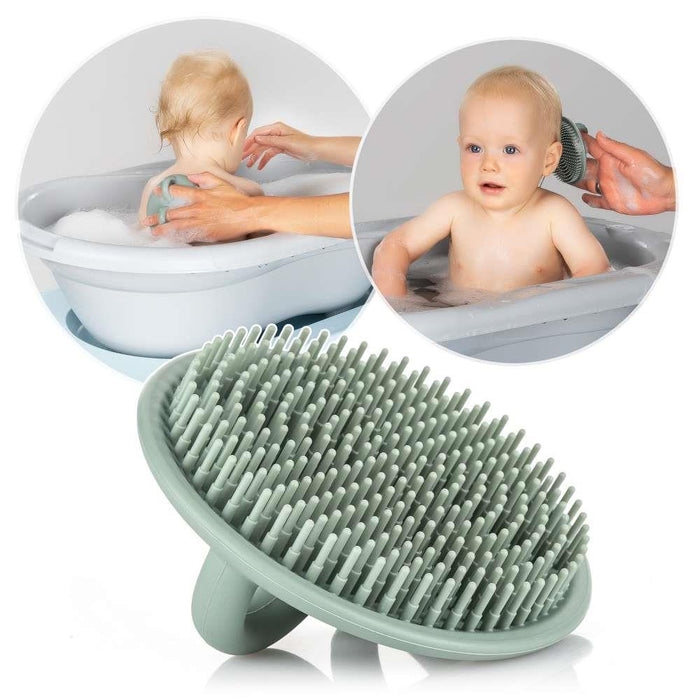 Baby Care Escova de Banho Suave em Silicone Menta