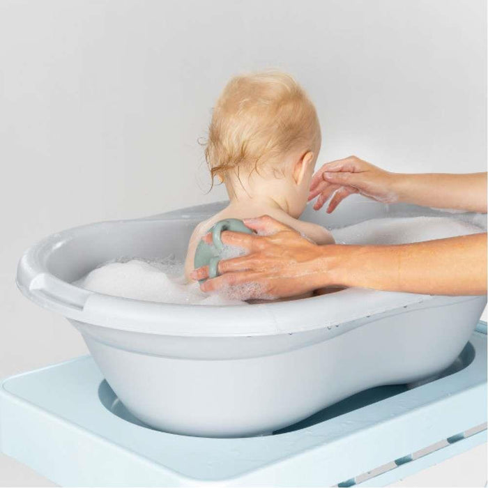 Baby Care Escova de Banho Suave em Silicone Menta