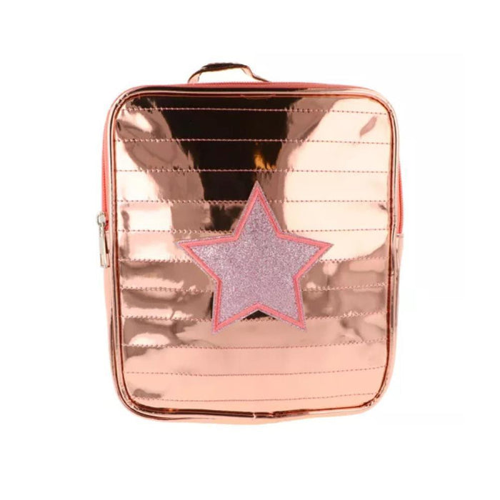 Lancheira Térmica Rose Gold Estrela 23 cm