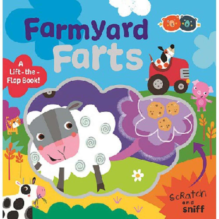 Buddy & Barney Livro Farmyard Farts Raspa e Cheira