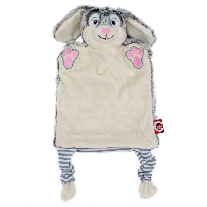 Cubbies Doudou Rabbit Puppet Gray