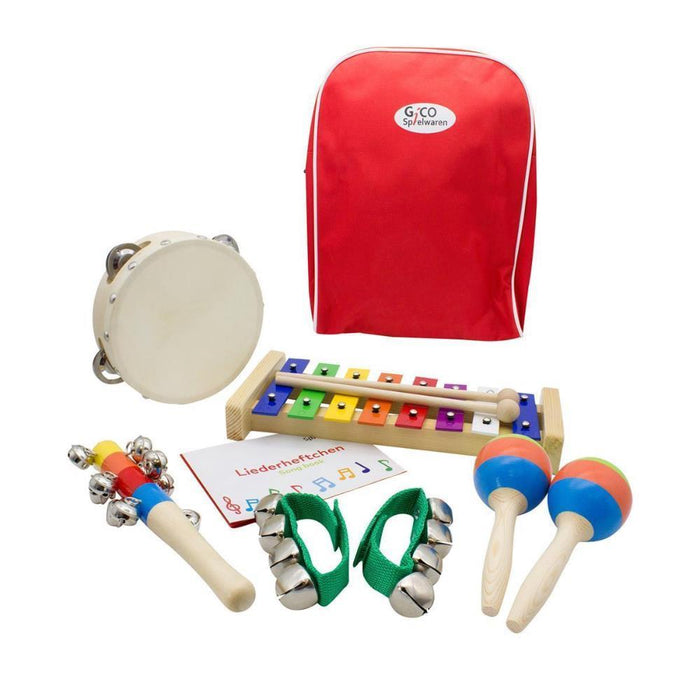 Conjunto de 5 Instrumentos Musicais com Mochila