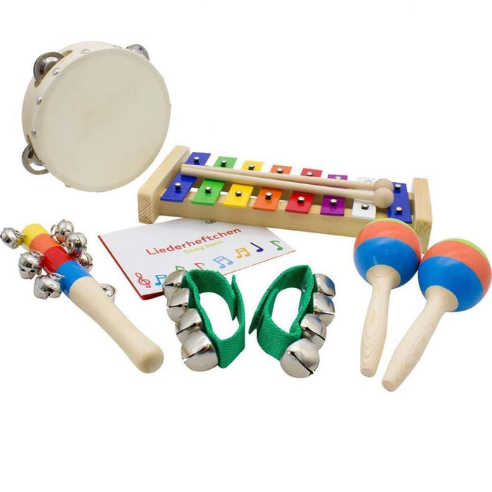 Conjunto de 5 Instrumentos Musicais com Mochila