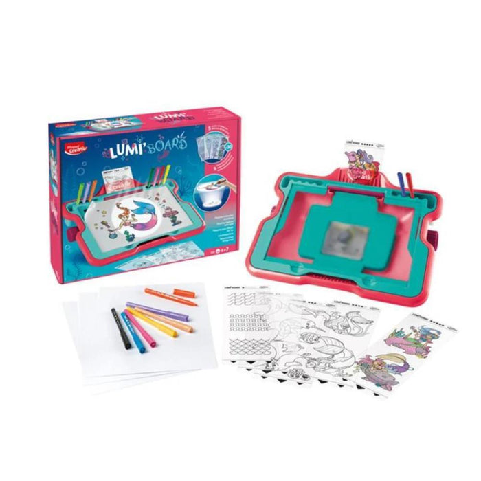 Pizarra de dibujo Maped Creativ Lumi con accesorios