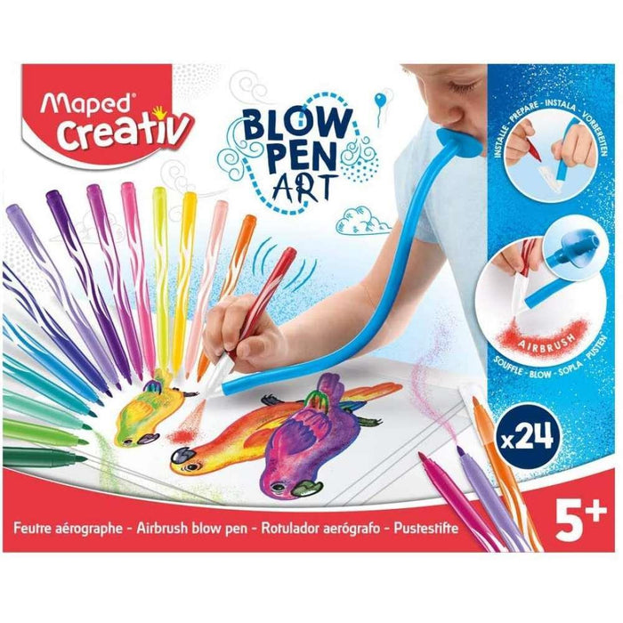 Maped Arte Blowing Pen with 24 Felts