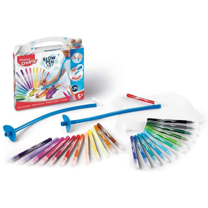 Maped Arte Blowing Pen with 24 Felts