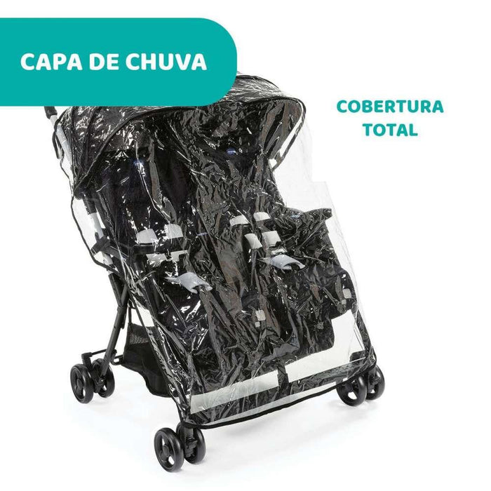 Chicco Ohlala Twin Black Night Stroller