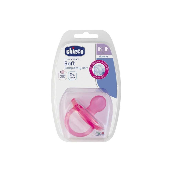 Chicco Chupeta Physio Soft Silicone 16-36m Rosa