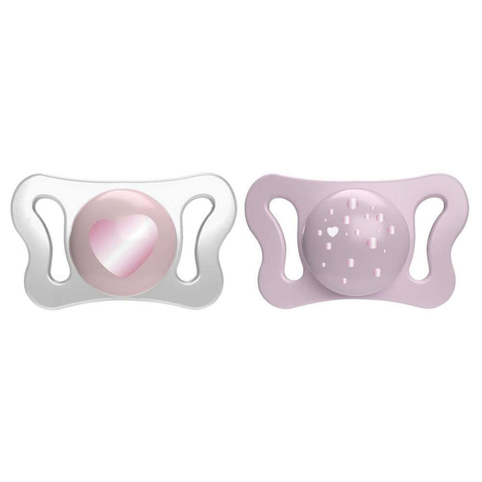 Chicco 2 Physio Micro Chupete Silicona 0-2m Rosa