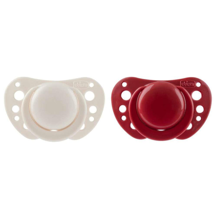 2 Chupetas Physio Air Silico. 6-16m Vermelho