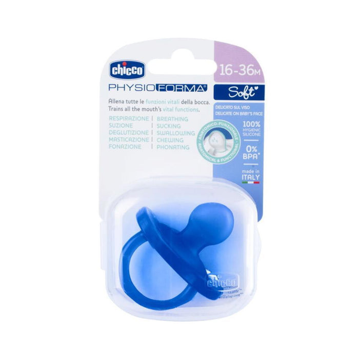 Chupeta Physio Soft Silicone Azul 16-36m