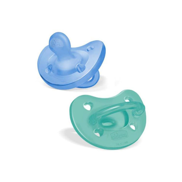 2 Chupetas Physio Soft Silicone Azul 6-16m