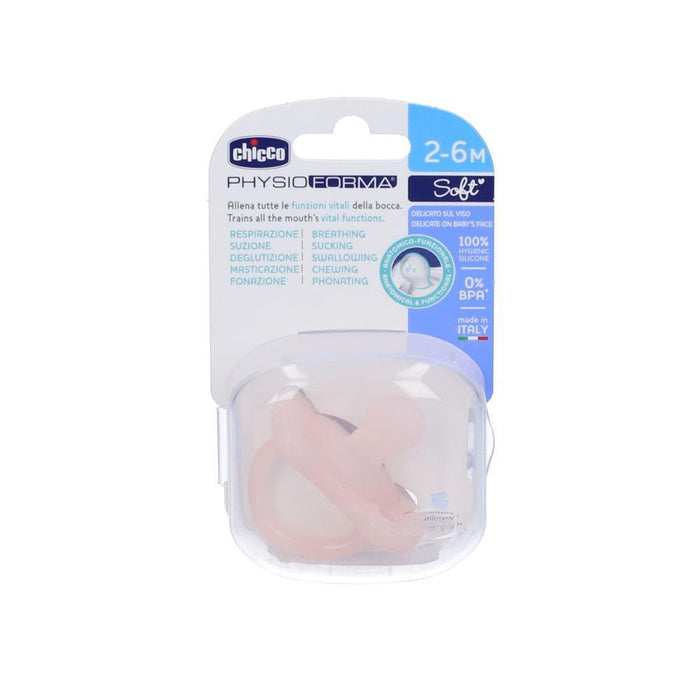 Chupeta Physio Soft Silicone Rosa 2-6m