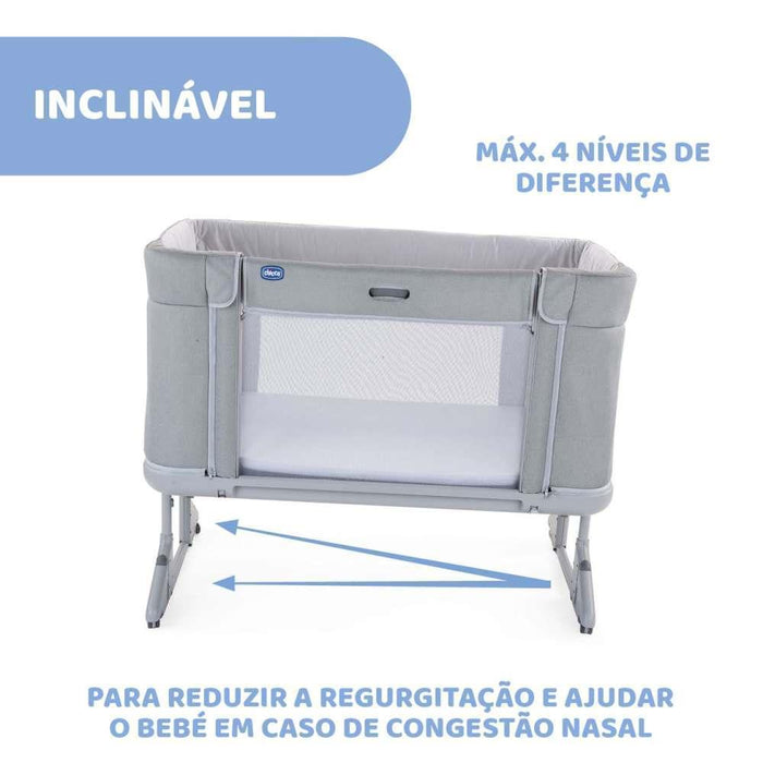 Cama colecho Next2Me Forever Moon Grey