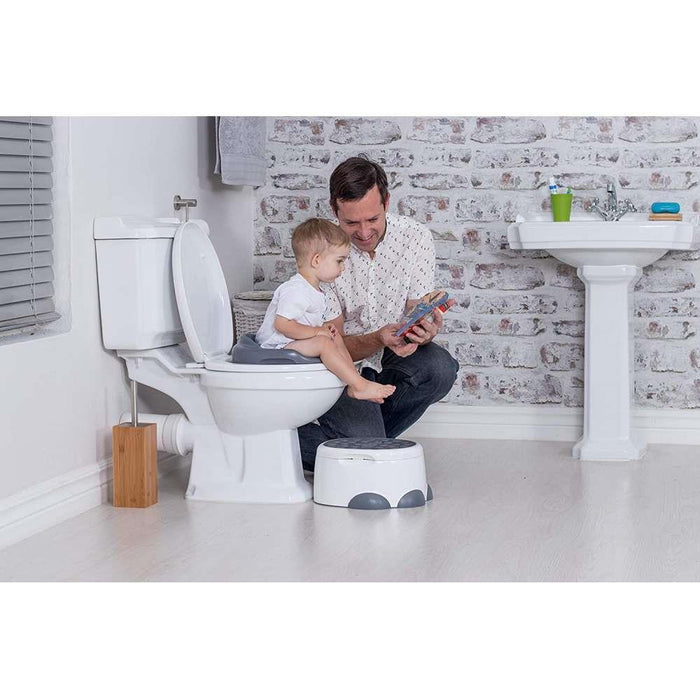 Bumbo Potty and Step 3in1 Cool Gray Step''n Potty