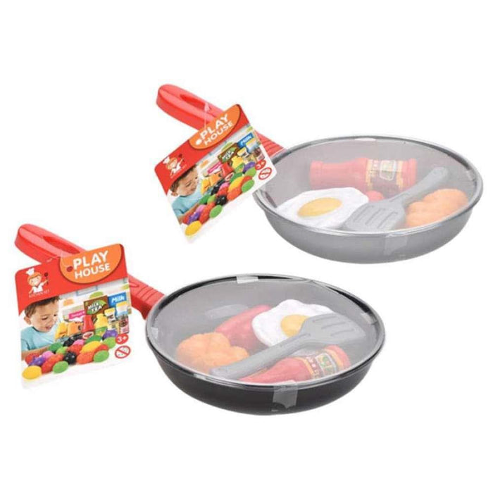 Play House Frying Pan with 7 Cooking Accessories