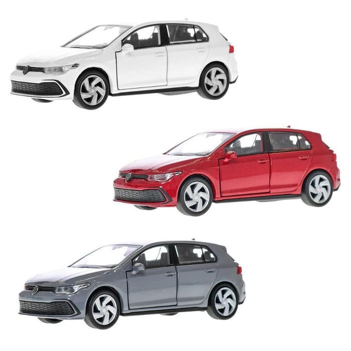 Carro Volkswagen Golf em Metal Pull Back