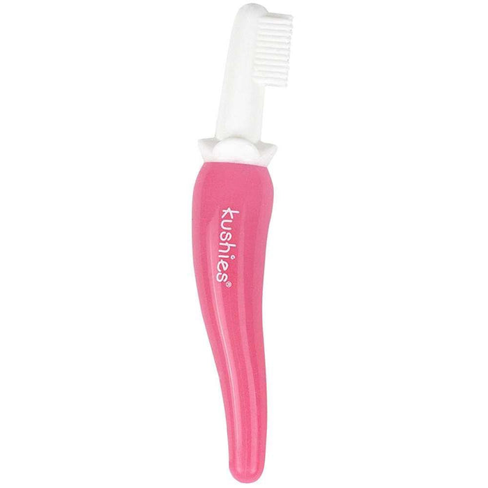 Kushies Cepillo de Dientes Flor Rosa