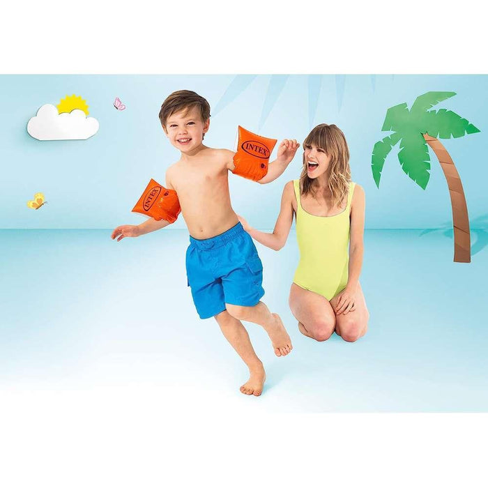 Intex Armbands 3-6 Years Neon