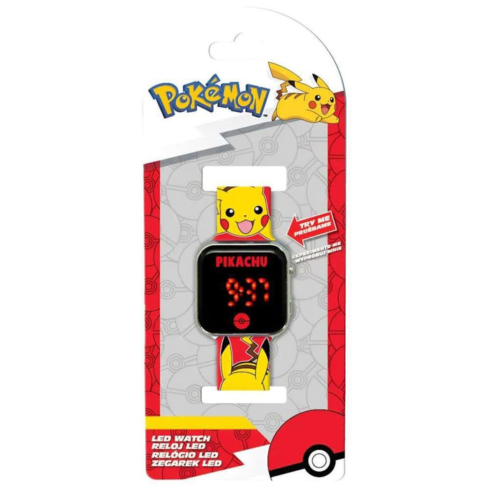 Pokemon Relógio Digital Led