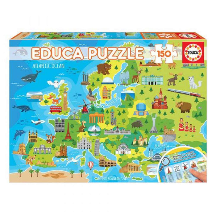 Educa Puzzle Mapa da Europa 150 Peças