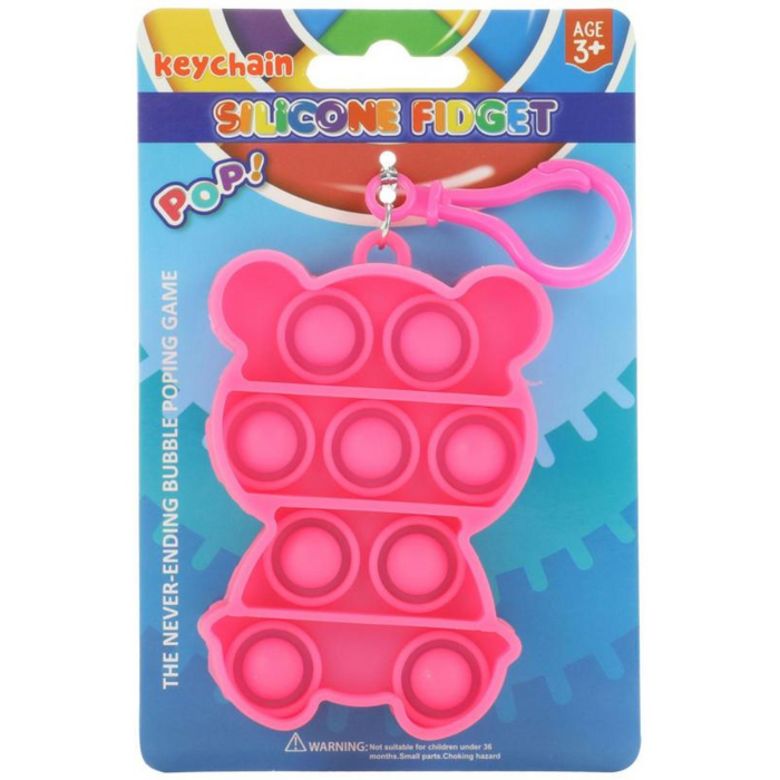 Porta Chaves Bubble Pops Fidget (Unidade)