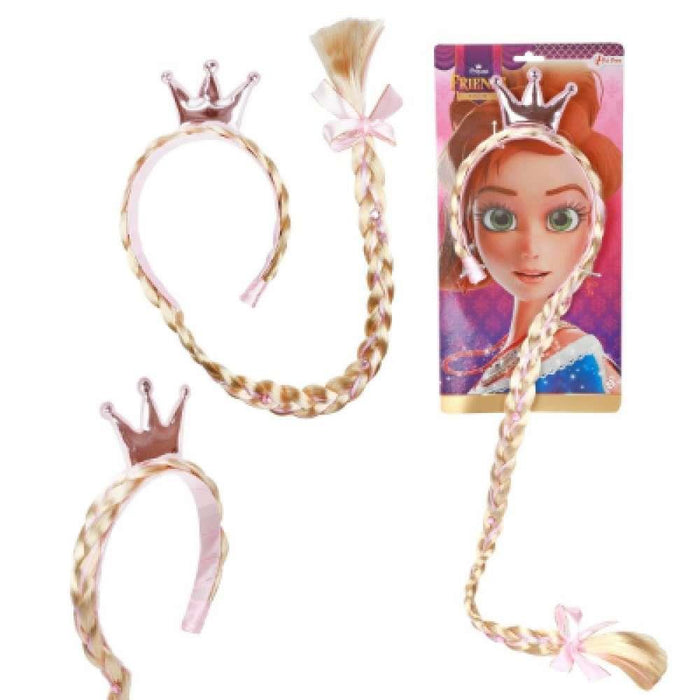 Diadema Princesa Amigas con Trenza