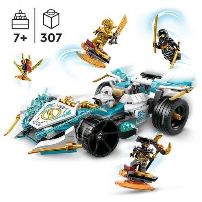 Ninjago Carro de Corridas Spinjitzu do Zane 307 Peças