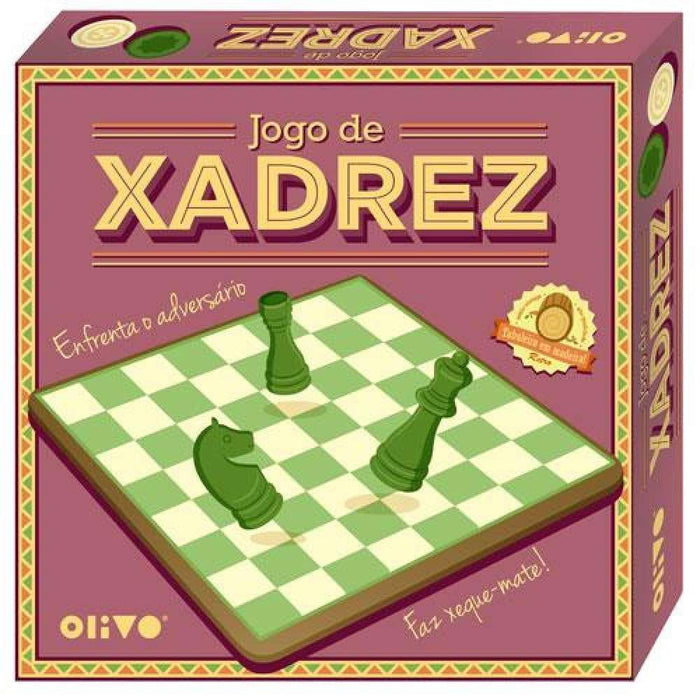 Jogo Xadrez em Madeira