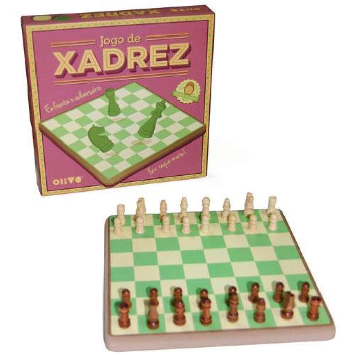 Jogo Xadrez em Madeira