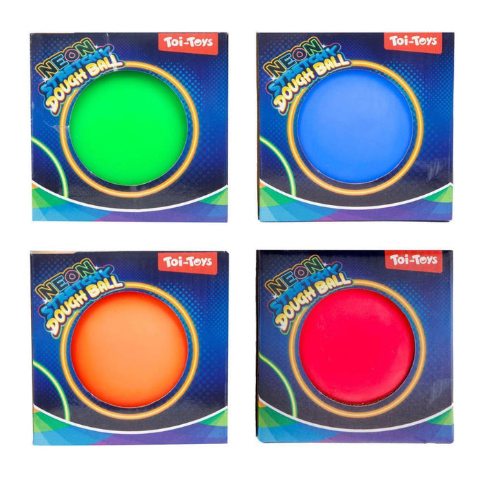 Bola Stretchy Dough Neon 10 cm