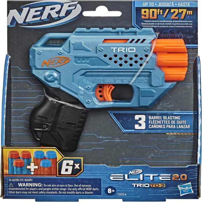 Nerf Elite 2.0 Trio TD3 com 6 Dardos