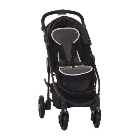 Colchón Airlayer 3D para cochecito gris oscuro