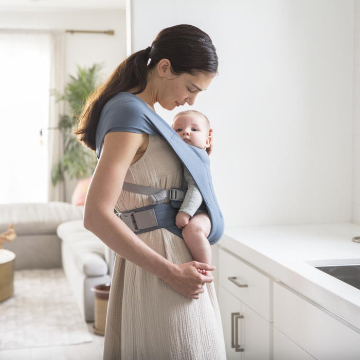 Mochila Porta Bebé Ergobaby Embrace Azul Oxford