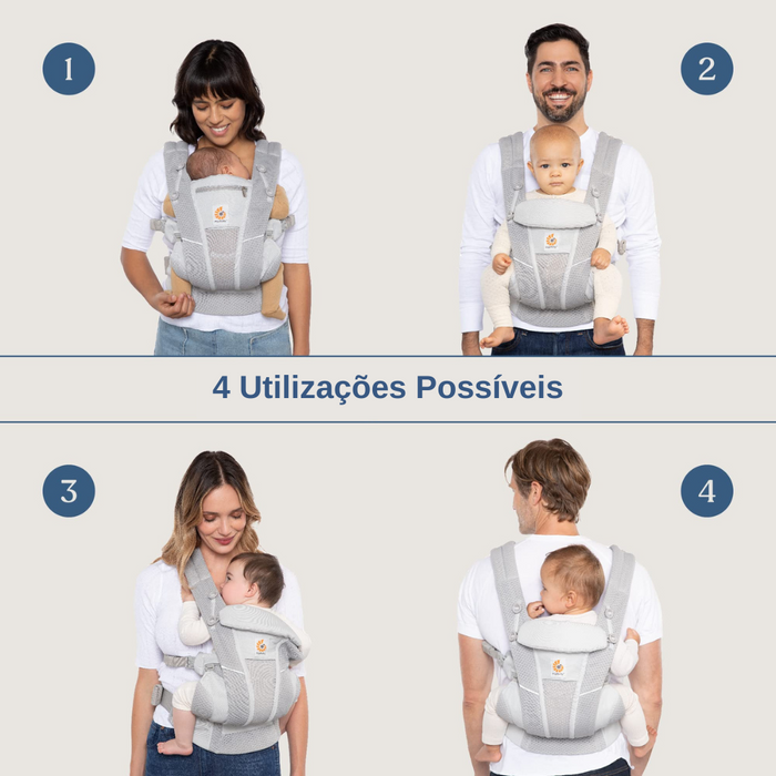 Ergobaby Carrier Omni Breeze Gray Perla