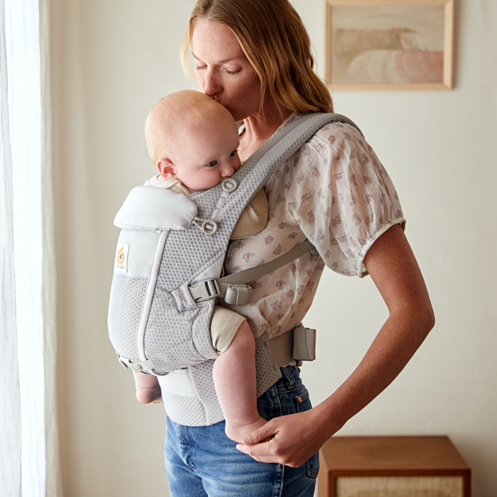 Ergobaby Baby Carrier Adapt Soft Flex Mesh Gray Pearl