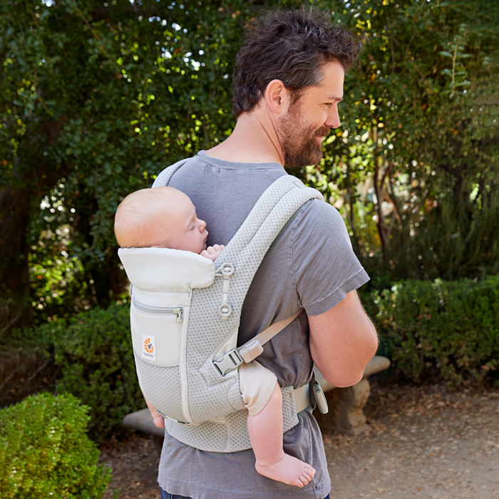 Ergobaby Baby Carrier Adapt Soft Flex Mesh Gray Pearl