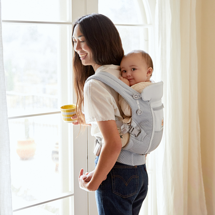 Ergobaby Baby Carrier Adapt Soft Flex Mesh Gray Pearl