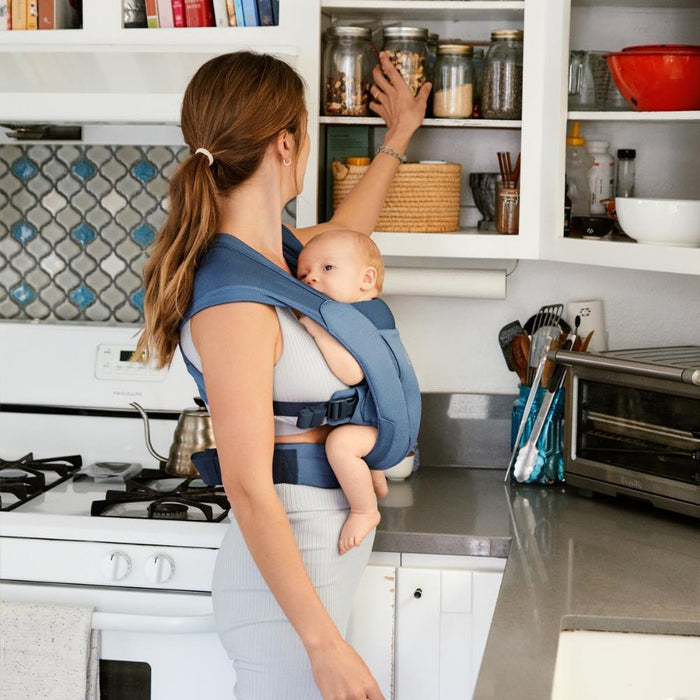 Ergobaby Mochila Porta Bebé Embrace Air Mesh Azul