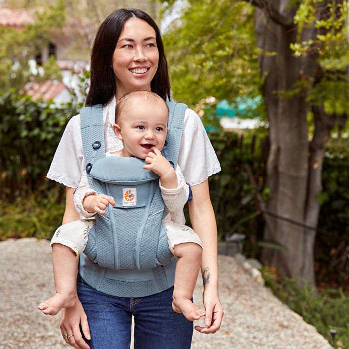 Mochila Porta Bebé Ergobaby Omni Breeze Azul Pizarra