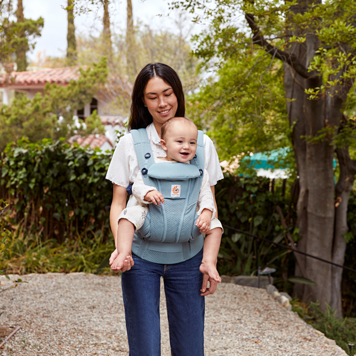 Mochila Porta Bebé Ergobaby Omni Breeze Azul Pizarra