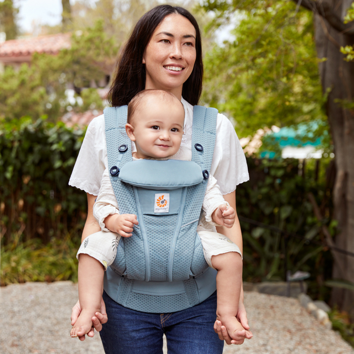 Mochila Porta Bebé Ergobaby Omni Breeze Azul Pizarra