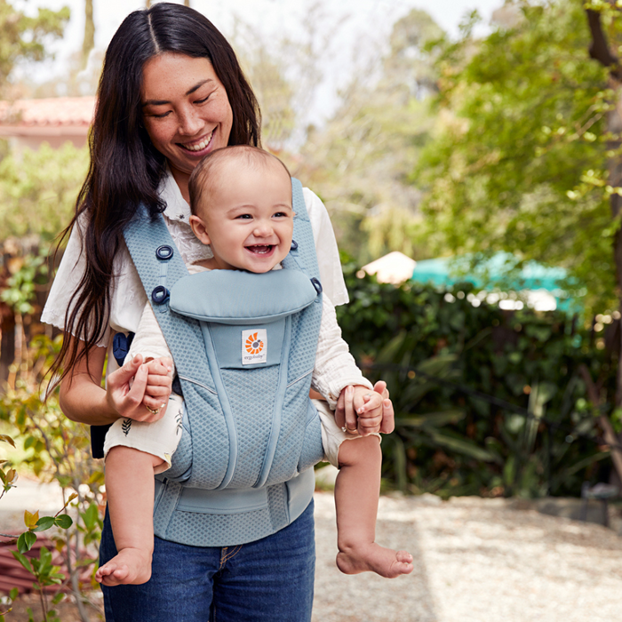 Mochila Porta Bebé Ergobaby Omni Breeze Azul Pizarra